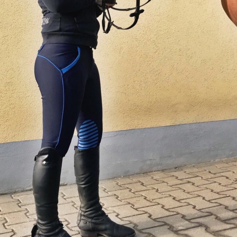 PRO INTERNATIONAL Horse Riding Pants Blue Size Small